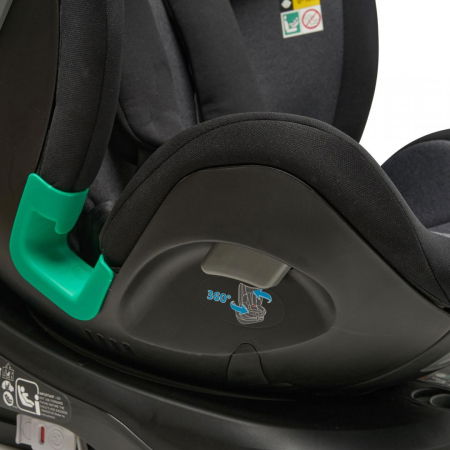 Scaun auto rotativ 360 gr,isofix,Negru, U-Grow [7]