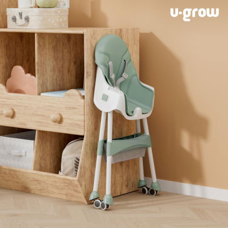 Scaun de masa 2 in 1, pliabil, verde, U-Grow [4]