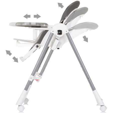 Scaun de masa Chipolino Milk Shake 2 in 1 ash grey [5]