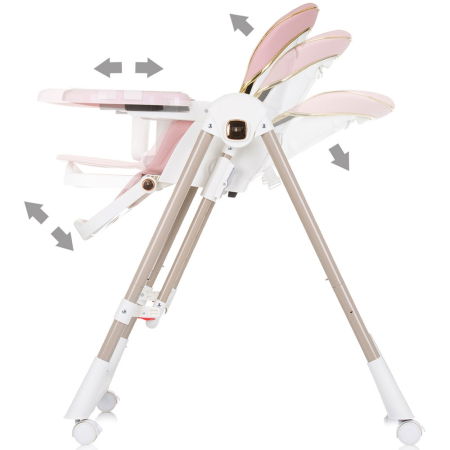 Scaun de masa Chipolino Milk Shake 2 in 1 flamingo [5]