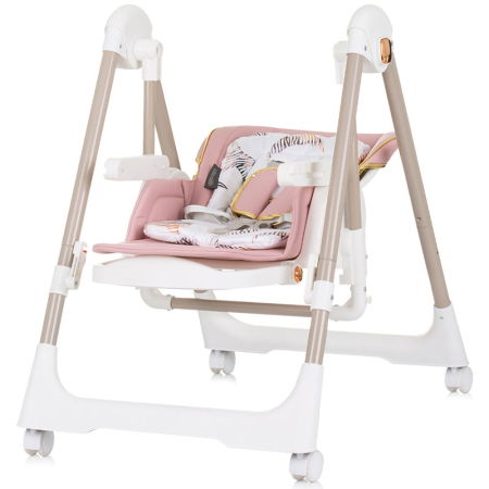 Scaun de masa Chipolino Milk Shake 2 in 1 flamingo [2]