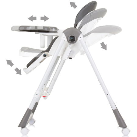 Scaun de masa Chipolino Milk Shake 2 in 1 granite [5]