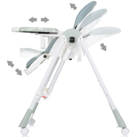 Scaun de masa Chipolino Milk Shake 2 in 1 pastel green [5]