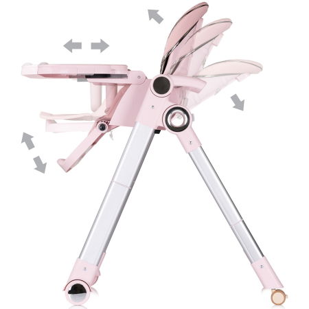 Scaun de masa Chipolino Super Chef 2 in 1 pink marshmallow [4]