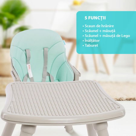 Scaun de masa  multifunctional verde menta, U-Grow [5]