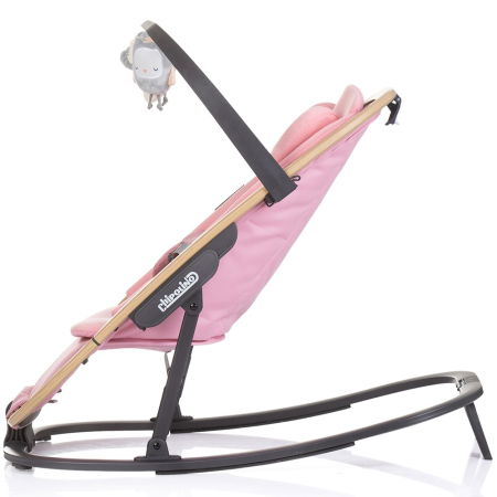 Scaunel balansoar Chipolino Senso pink marshmallow wood [3]
