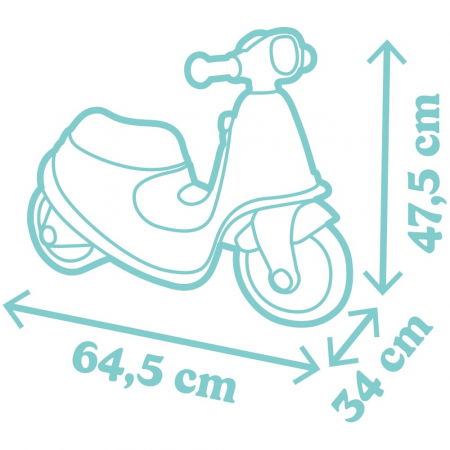 Scuter Copii 1.5 Ani+ Fara Pedale [1]