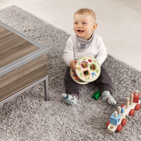 Set 2 benzi de protectie universala din spuma poliuretan pentru muchii si colturi, rezistente la muscaturi, gri, 2 x 1 m, Reer 82041 [8]