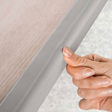 Set 2 benzi de protectie universala din spuma poliuretan pentru muchii si colturi, rezistente la muscaturi, gri, 2 x 1 m, Reer 82041 [2]