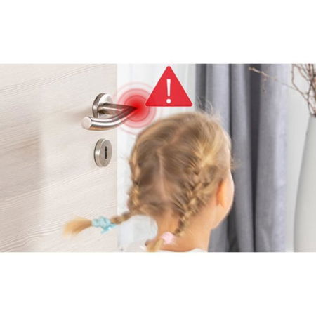 Set 2 protectii clanta usa, din silicon, acoperire completa, Reer HandleGuard 70071 [5]