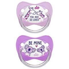 Set 2 suzete Family cu tetina din latex natural, forma anatomica, tetina ortodontica, cu inel, 5-18 luni, nip 31001 [6]