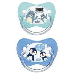 Set 2 suzete Family cu tetina din latex natural, forma anatomica, tetina ortodontica, cu inel, 5-18 luni, nip 31001 [5]