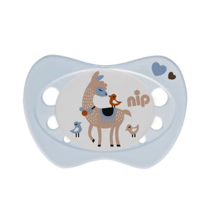 Set 2 suzete Newborn cu tetina din silicon moale, forma anatomica, tetina ortodontica, cu inel, pentru nou-nascuti (0-2 luni), nip 31304 [3]