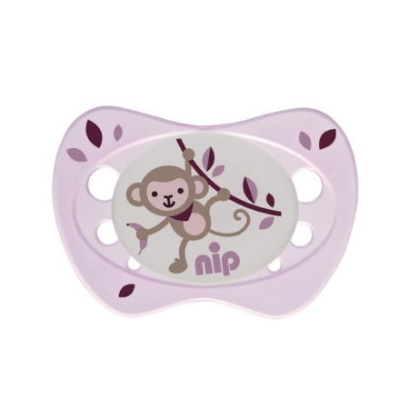 Set 2 suzete Newborn cu tetina din silicon moale, forma anatomica, tetina ortodontica, cu inel, pentru nou-nascuti (0-2 luni), nip 31304 [2]