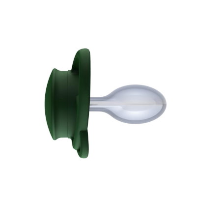 Set 2 suzete nip My Butterfly cu tetina ortodontica din silicon, forma simetrica, din materiale naturale regenerabile, fara BPA, cutie de transport si sterilizare, 16-32 luni, verde, nip My Butterfly [4]