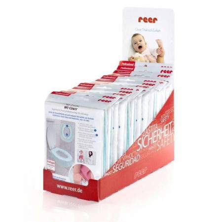Produse - Set 3 protectii igienice de unica folosinta pentru toaleta, pentru copii de la 2 ani si adulti, Reer 4812