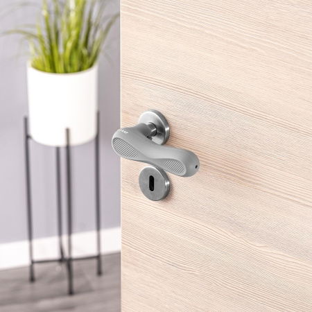 Protecții clanță ușă - Set 4 protectii clanta usa, din silicon, acoperire completa, Reer HandleGuard 70091