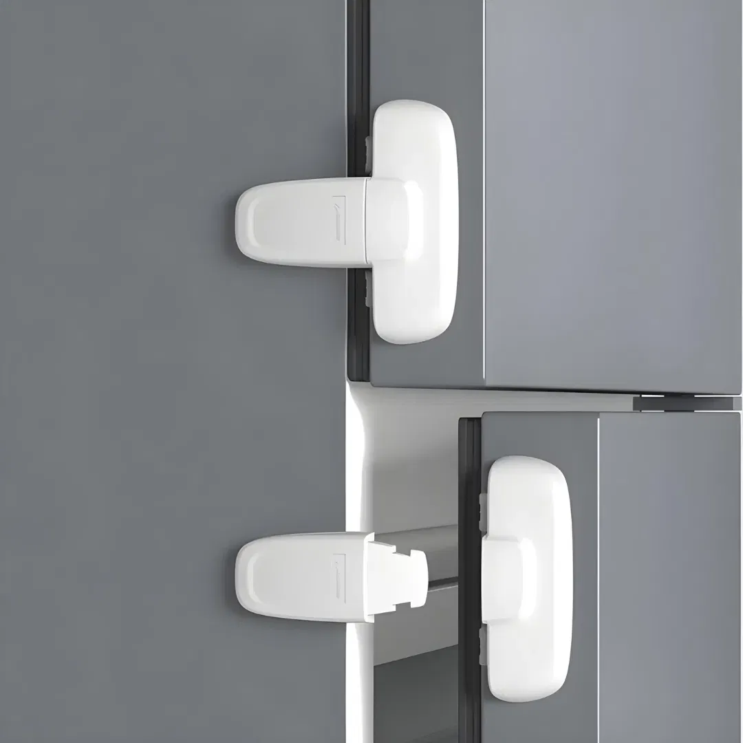 Set blocatoare siguranță copii pentru sertare, dulapuri și uși 9 buc [6]