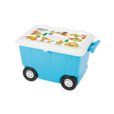 Jocuri de indemanare - Set constructie Pilsan Master Blocks in Chest 368 piese