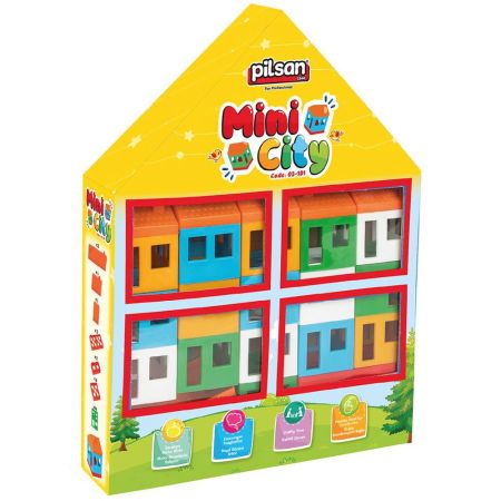 Set constructie Pilsan Mini City 40 piese [1]