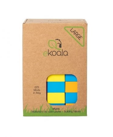 Jocuri de indemanare - Set constructii, 38 piese, eKoala, BIOplastic, 2 ani+