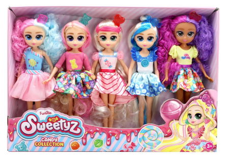 SET DE 5 PAPUSI, SWEETYZ, 23 CM [1]