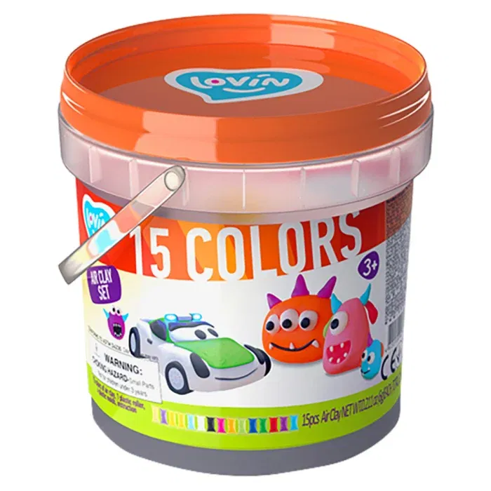 Jocuri de indemanare - Set de creatie cu argila usoara, Lovin'Do, Monsters Company, 3 ani+