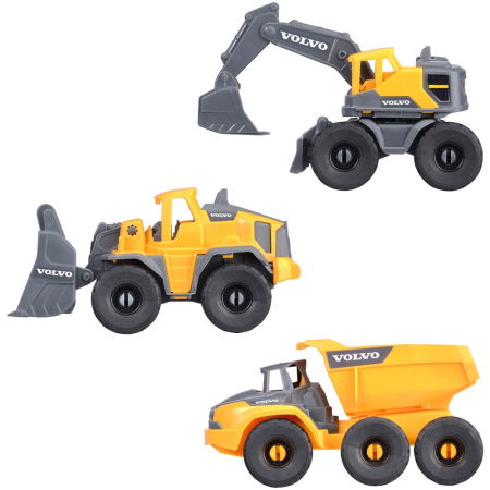 Set Dickie Toys Construction Set cu 3 vehicule 16 cm [2]