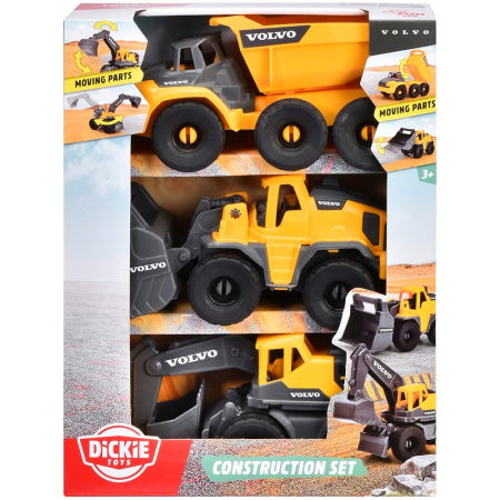Set Dickie Toys Construction Set cu 3 vehicule 16 cm [7]