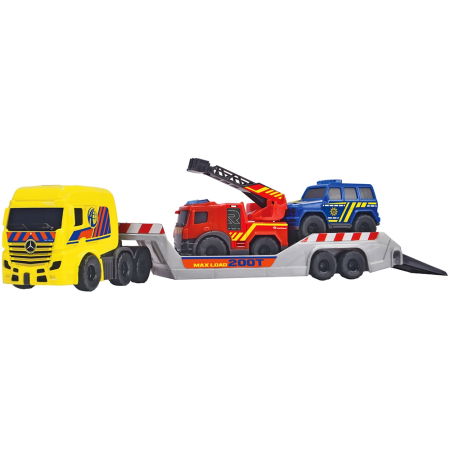 Produse - Set Dickie Toys Micro Rescue Truck cu un camion de salvare si 2 vehicule