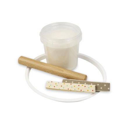 Set dublu mulaj organic pentru amprenta mana si picior bebelusi, Grunspecht 679-00 [2]