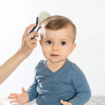 Set ingrijire bebelusi piaptan si perie par natural 0 luni+ Reer [1]