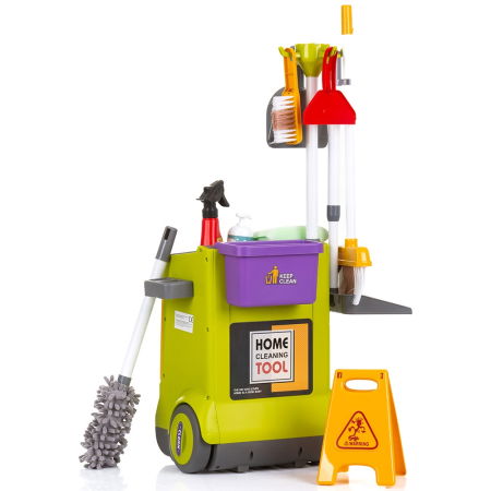 Set jucarie Chipolino Cleaning Trolley cu 16 accesorii [1]