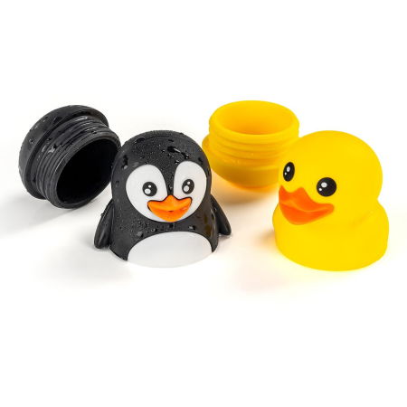 Set jucarii de baie din silicon pentru bebelusi MyHappyBath Toys , 6+ luni, Reer 76093 [7]