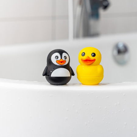 Set jucarii de baie din silicon pentru bebelusi MyHappyBath Toys , 6+ luni, Reer 76093 [6]