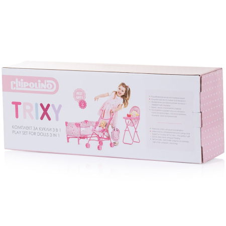 Set jucarii pentru papusi Chipolino Trixy 3 in 1 unicorn [6]
