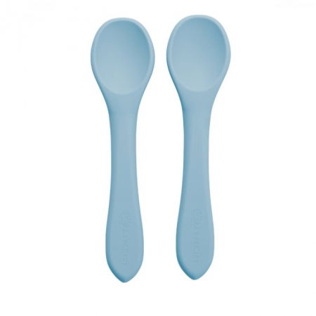 Set Lingurite din silicon, AppeKids - Albastru [2]