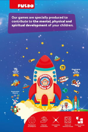 SET MAGNETIC DIN SPUMA EVA, SPATIUL COSMIC, PUEDO [4]