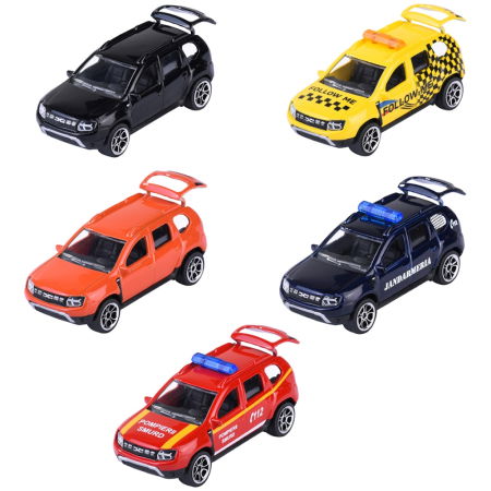 Masinute, avioane, motociclete - Set Majorette 5 masinute Dacia Duster