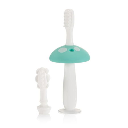 Sisteme De Siguranță Copii - Set periute de dinti din silicon pentru antrenament BabyCare REER 79253
