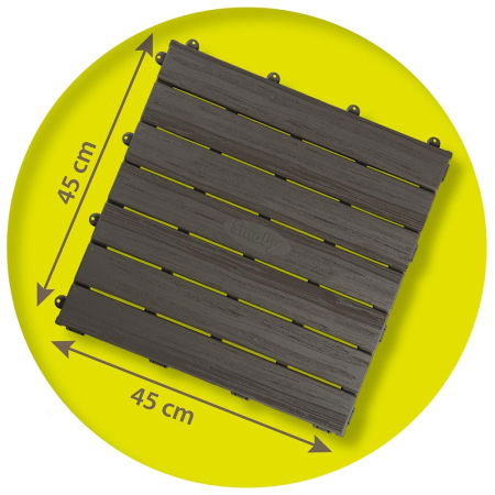 Casute pentru copii - Set Smoby Podea casuta 45x45 cm 6 buc