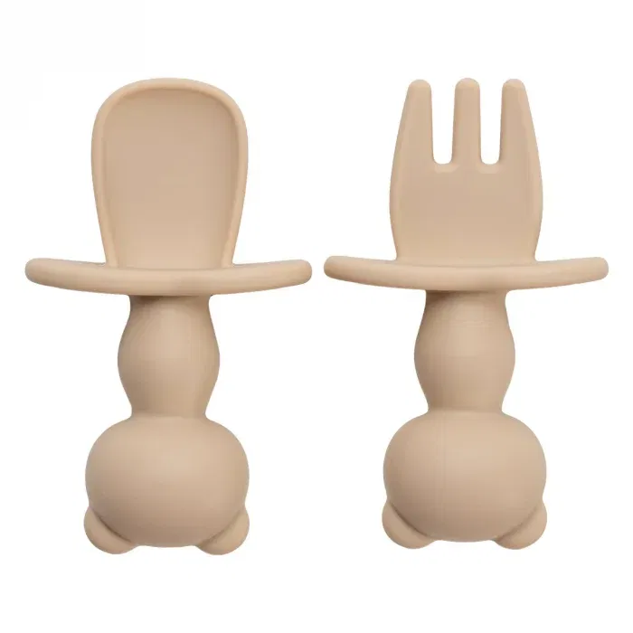 Set Tacamuri din silicon, AppeKids, The Little Bear, Bej [3]