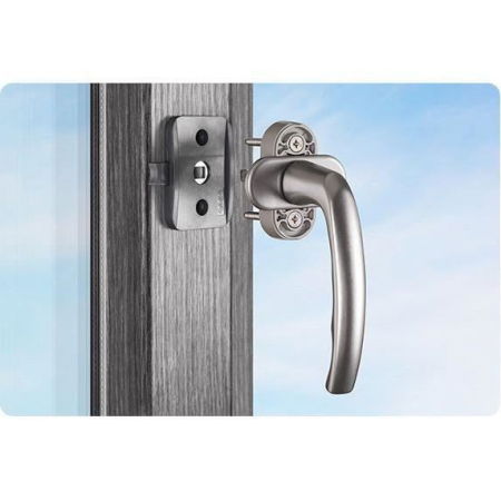 Siguranta pentru usi de balcon si ferestre, fara gaurire sau lipire, gri antracit, Reer WinLock 70021 [3]