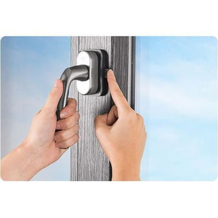 Produse - Siguranta pentru usi de balcon si ferestre, fara gaurire sau lipire, gri antracit, Reer WinLock 70021