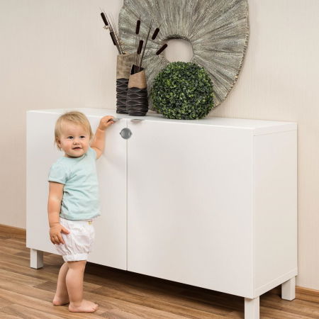 Siguranta pentru usi duble gri Reer 71081 [1]