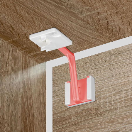 Sigurante pentru sertare si usi de dulapuri, 3 bucati, albe, Reer 71060 [3]