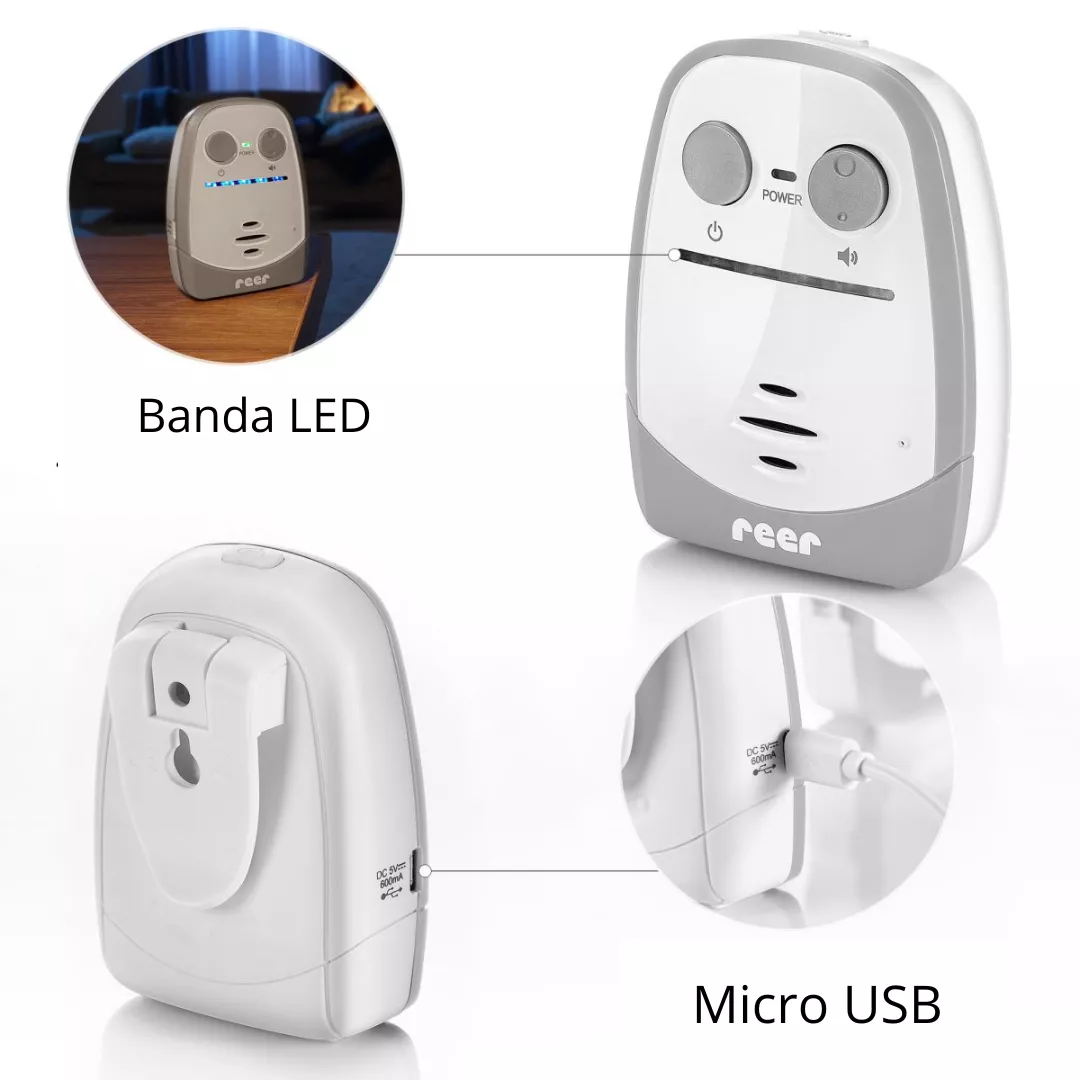 Sistem supraveghere bebe, audio, digital, 450m, Reer [3]