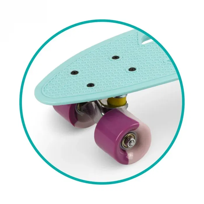 Skateboard copii, 3 ani+, Qkids, Galaxy - Albastru Deschis [4]