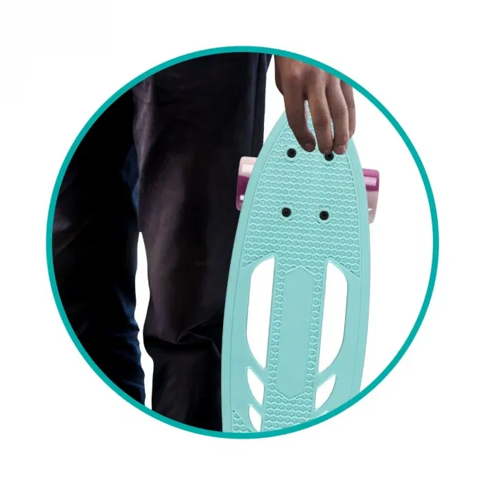 Skateboard copii, 3 ani+, Qkids, Galaxy - Albastru Deschis [3]
