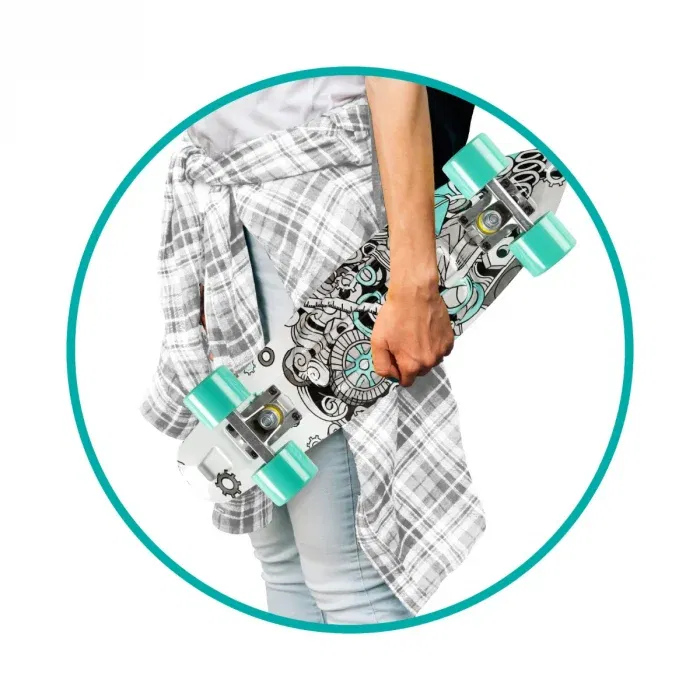 Skateboard copii, 3 ani+, Qkids, Galaxy - Industrial [2]
